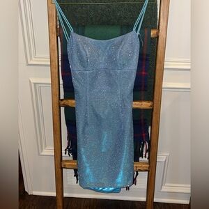 Blue Sherri Hill dress